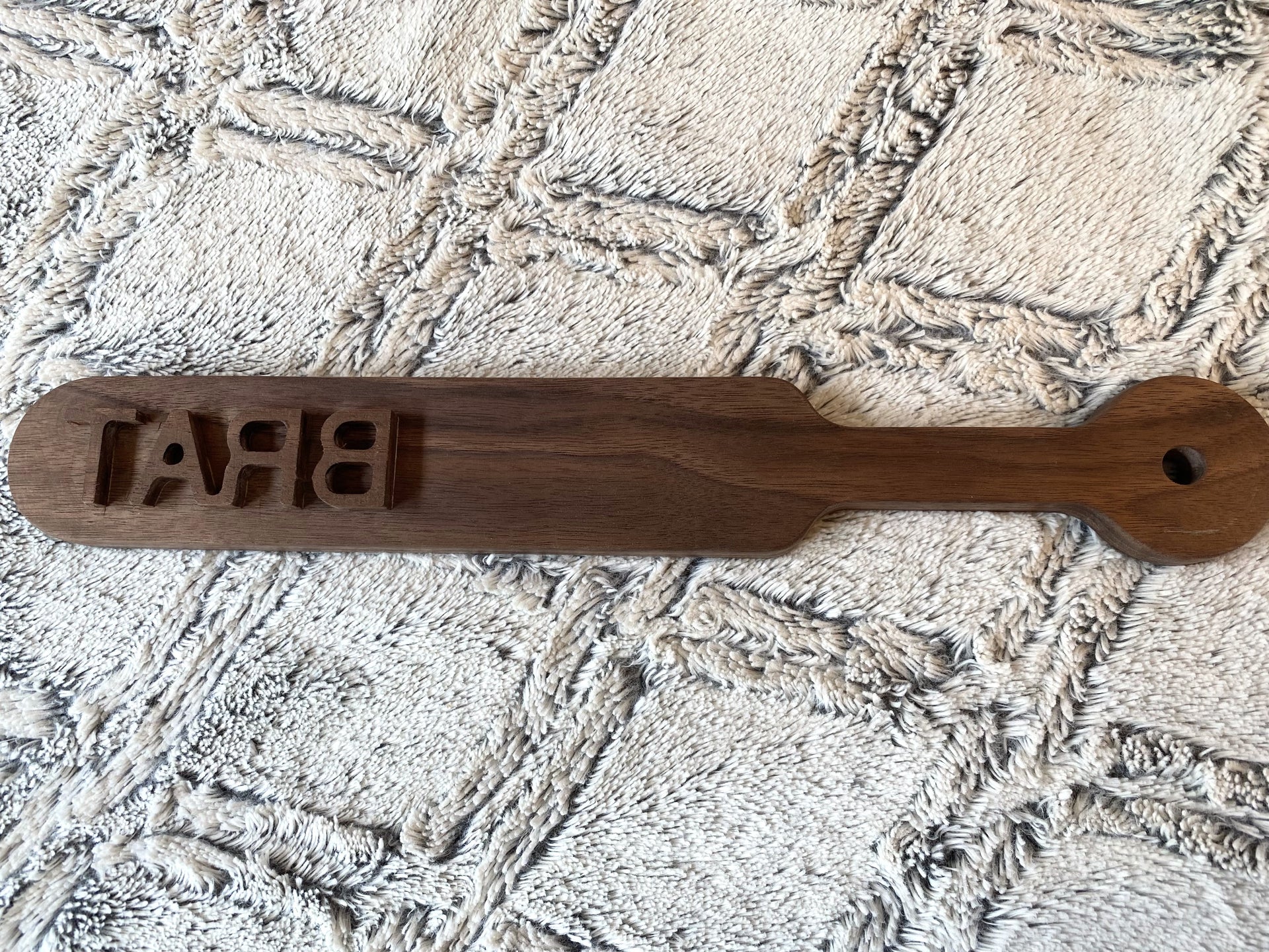 Walnut Wood Spanking Paddle